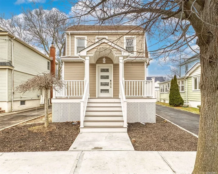Move right in to this renovated Colonial style home w/ 3 bedrooms, full bath w/ new kitchen and baths. Refurbished wood floors, fresh paint, etc. Centrally located to all. Don&rsquo;t miss this opportunity!