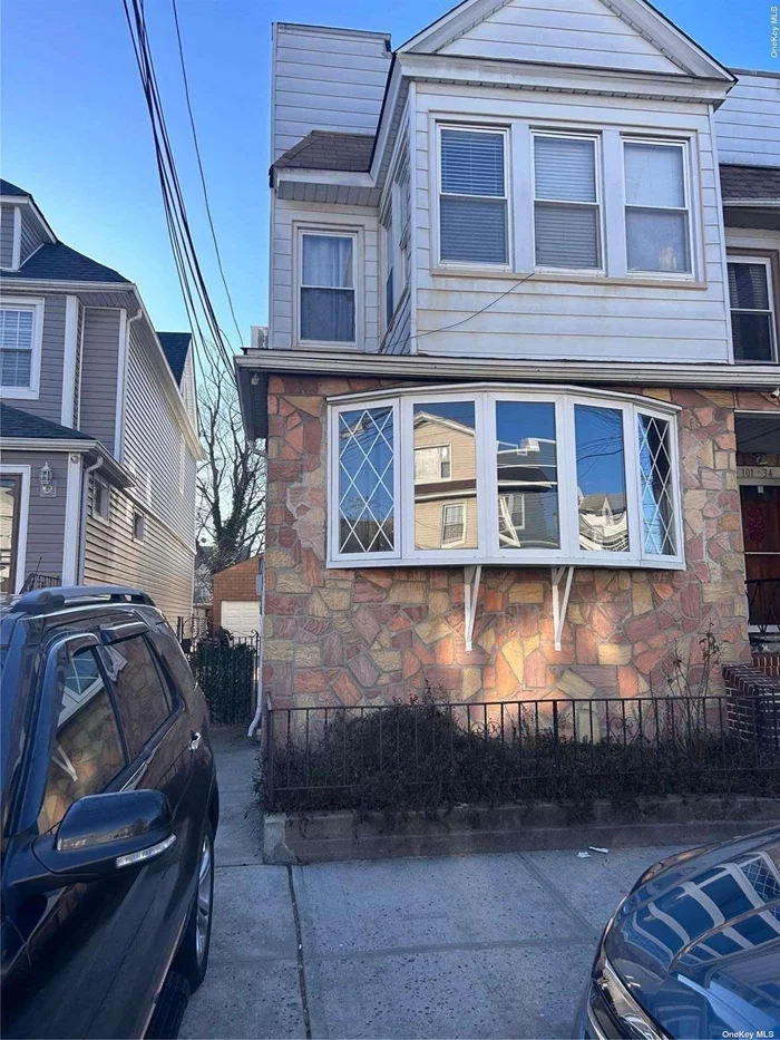 Looking for a huge 2 family home , look no further.3 bedrooms on each floor. Full finished basement. Private driveway. Close to all public transportation. Move in ready.