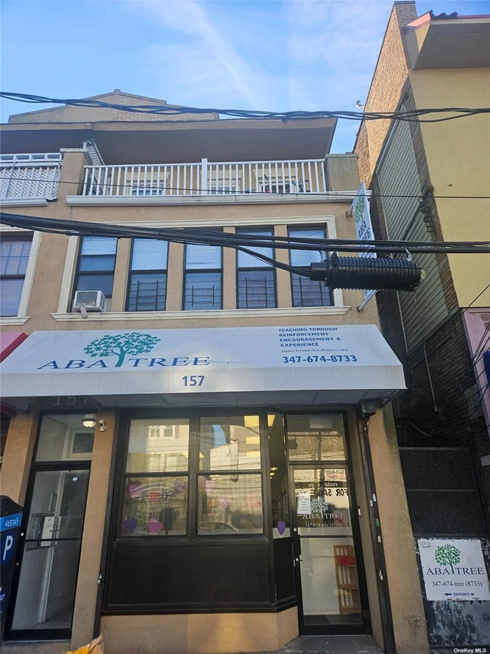 Mix use unique property in excellent location . store front (will be delivered vacant) with 4 one bedroom apartments above the commercial space with month to month leases .