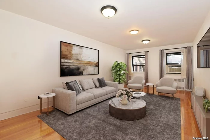 Discover urban convenience and suburban tranquility in this renovated gem nestled in the heart of Kew Gardens on Metropolitan Ave! Just a 20-minute LIRR ride to Penn Station & Grand Central Station, this spacious 1-bedroom sanctuary offers the perfect blend of modern comfort and city access. Step inside to discover a light-filled haven boasting gleaming hardwood floors throughout. The expansive foyer welcomes you with open arms, providing ample space for a home office or creative nook. Entertain effortlessly in the generously-sized living area, ideal for hosting gatherings or simply unwinding after a busy day. Prepare culinary delights in the renovated galley kitchen, adorned with sleek granite countertops, updated cabinets, and stainless-steel appliances. Also with an eat in area. Fully renovated bathroom. Retreat to the king-sized primary bedroom, complete with wall-to-wall closets offering plenty of storage for your wardrobe essentials.  Outside your door, embrace the vibrant pulse of Kew Gardens and Forest Hills, with an array of dining, entertainment, and shopping options just moments away. Explore the natural beauty of Forest Park, boasting picturesque hiking trails and a renovated dog park. Convenient transportation (Q10, Q37, E/F Train at Union Turnpike, all major highways and a short ride to LGA/JFK airports. Forest & Gardens provides a secure and serene living environment, with gated access, evening security patrols, and a live-in superintendent. Storage room and a bike room. Sublet friendly after just one year of ownership! Pet friendly! So bring your furry friends as this is a cat & dog-friendly community. Don&rsquo;t miss out on the opportunity to make this amazing 1-bedroom oasis your new home sweet home!!
