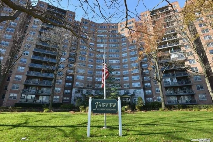 This stunning 2-bedroom coop apartment in a luxury 24-hour doorman building in the desirable Forest Hills neighborhood is a true gem. The apartment features beautiful hardwood floors throughout, a spacious and sun-filled living room that is perfect for entertaining, two generously sized bedrooms, a fully equipped kitchen, a bathroom, and a dining room that can easily be converted into a third bedroom if needed. One of the standout features of this apartment is the assigned parking space, providing convenience and peace of mind for residents. The monthly maintenance fee covers all utilities. Additionally, central air conditioning is included, ensuring comfort during all seasons. With plenty of closet space for storage and a beautiful city view visible through the windows, this apartment offers both practicality and charm. Don&rsquo;t miss the opportunity to make this luxurious apartment your new home in Forest Hills.