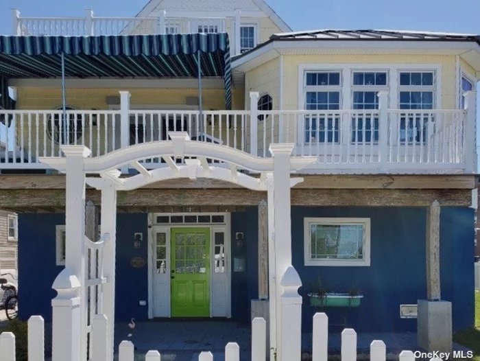 Corner Cape is right by the Beach & Boardwalk. Ground floor has large entry foyer, 1/2 bath, laundry area & spacious Den that opens to the outside. The main living area is upstairs with an open floorplan living room-dining room & kitchen w/breakfast bar. 2 full baths & 3 bedrooms. Central Air. Parking for up to 4 cars.
