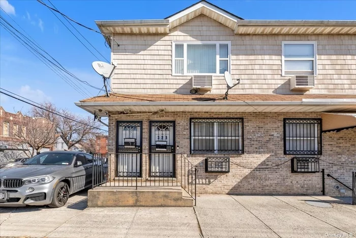 Newer Construction Built in Year 2004, Semi Detached Legal 2 Family on a Great Block in Brooklyn. Main Level features LR, Dining Area, EIK, 3 Bdrms, 2 Full Baths. Second Level features LR, Dining Area, EIK, 3 Bdrms, 2 Full Baths. Very Unique & Large Full Finished Basement w/ 2 Sep Entrances. Sunny Rooms Throughout & Beautiful Hardwood Floors. Driveway for Multiple Car Parking. New Roof. Very Convenient to Transportation and Shopping!