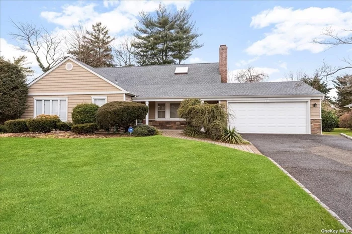 Welcome to This Newly Renovated and Expanded 4 Bedroom, 3 Bath Expanded Ranch on a Quiet Tree Lined Street in East Hills. The Open Floor Plan Boasts New Hardwood Flooring on the Main, Solid Woods Interior Doors Throughout,  with Crown & Baseboard Mouldings. Every New Feature You Could Ever Want is Here. Enjoy a Huge Oversized Primary on the Main That Boasts a Massive Walk In Closet. The Ensuite Primary has rroom for a Sitting Area, The Custom Bath Has Radiant Floors, Heat, Central Air Conditioning, Double Sinks and a Shower. The Huge Chef&rsquo;s Kitchen has Radiant Heated Floors, Granite Countertops, New Stainless Steel Appliances, Instant Hot, and a Skylight With Motorized Shade Plus a Butler&rsquo;s Pantry Wet Bar & Wine RefrigeratorThat Makes Entertaining A Breeze. Sliders With Built In Blinds Lead to The Large Wood Deck That Overlooks The Lush Yard Which Provides Maximum Privacy. The Dining Room Has ( Foot Ceilings, Chair Rail Mouldings. The Living Room Has a Wood Burning Fireplace With Custom Mantel. Guest Room on The Main Sits Next to The Hall Full Bath With, Jacuzzi, New Floor & Vanity. The Great Room Has 13 Foot Soaring Ceilings Which Completes The Main Floor. Upstairs Are Two Large Additional Bedrooms And a Full Hall Bath With a New Vanity. Lower level Has Open Space, Laundry, Utilities & Storage. The Exterior Has New: Roof, Tyvek Insulation, Skylight, Siding, Chimney Sleve, Soffit, Leaders, Gutters and Septic Line. This Home & Property Are a Rare Find That Seamlessly Combines Comfort, Style, and Convenience, Making it an Irresistible Opportunity for Those in Search of Their Dream Home in East Hills Park. Don&rsquo;t Miss Out on the Chance to Make This Exceptional Property Your Own.