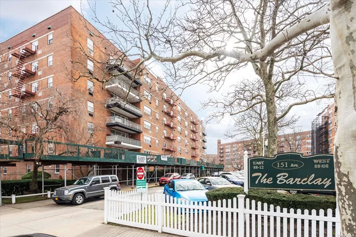 1st floor Junior 4 Co-op. Hardwood floors and updated kitchen and bath. 7 amazing closets, low maintenance and immaculate condition. If you are not a fan of elevators, this is the unit for you! Maint: $726.27, Construction Assessment: $175.00= $901.27. 300 shares, $30/share flip tax. 25% down payment.