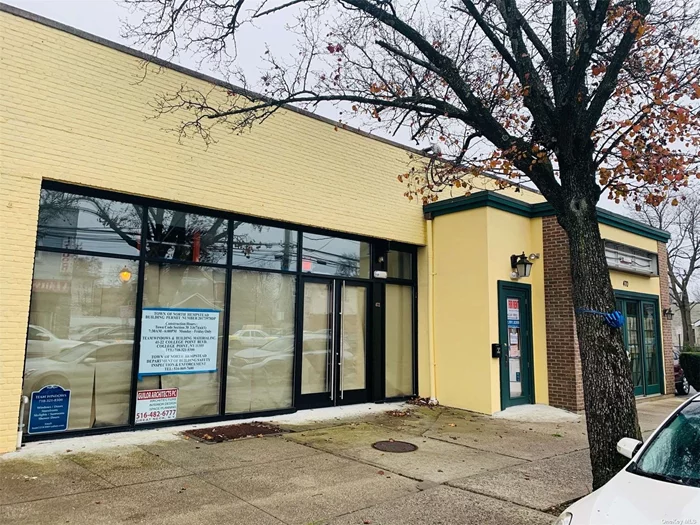 Downtown Carle Place Business District, 2018 Re-Built Commercial Retail Stores, Medical Spa, Massage Therapy, Nail/Hair Salon For Sale In Long Island Carle Place Business District. Super Convenient. New Re-built Building; On busy Main Street.
