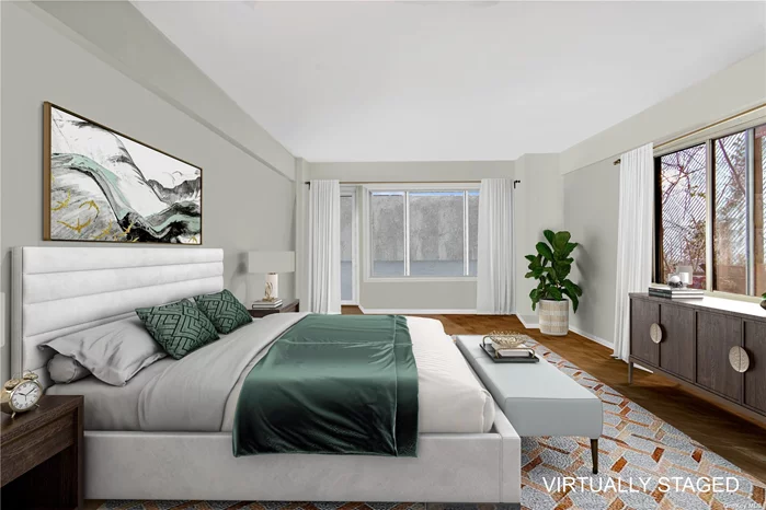 Why buy a regular condo when you can have so much more? Located in Midtown East&rsquo;s Turtle Bay, on a block of historic townhomes, this king-sized one-bedroom (14.10&rsquo; x 10.10) has a separate galley kitchen (9.9&rsquo; x 5.0&rsquo;), dining area (10.10 x 10&rsquo;) and French doors leading to your oversized living room (15&rsquo; x 20.4&rsquo;) with a wall of windows bringing in natural light. There are also five oversized closets and parquet hardwood floors. The amazing and unique feature of your new home is your outdoor oasis. Walk out from your living room, onto a 860 square-foot, L-shaped planted patio. The patio currently has fruit trees, roses, vines, ivy, and herbs. Or, you could start with an empty canvas and build the outdoor living space of your dreams. Bring your contractor along to help determine what it will take to renovate this charming one-bedroom with great bones into your dream home. The building has a 24-hour doorman, live-in super, laundry room, is pet-friendly, has no transfer fee, and allows pied-a-tierres. There&rsquo;s also a parking garage on-site.