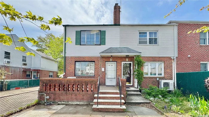 This legal one-family home in the heart of Fresh Meadows within School District 26 features a mother-daughter layout, with entrances from both the side and front to the first and second floors. It offers easy access to buses and schools, the potential for extension, a spacious private driveway, and a yard.