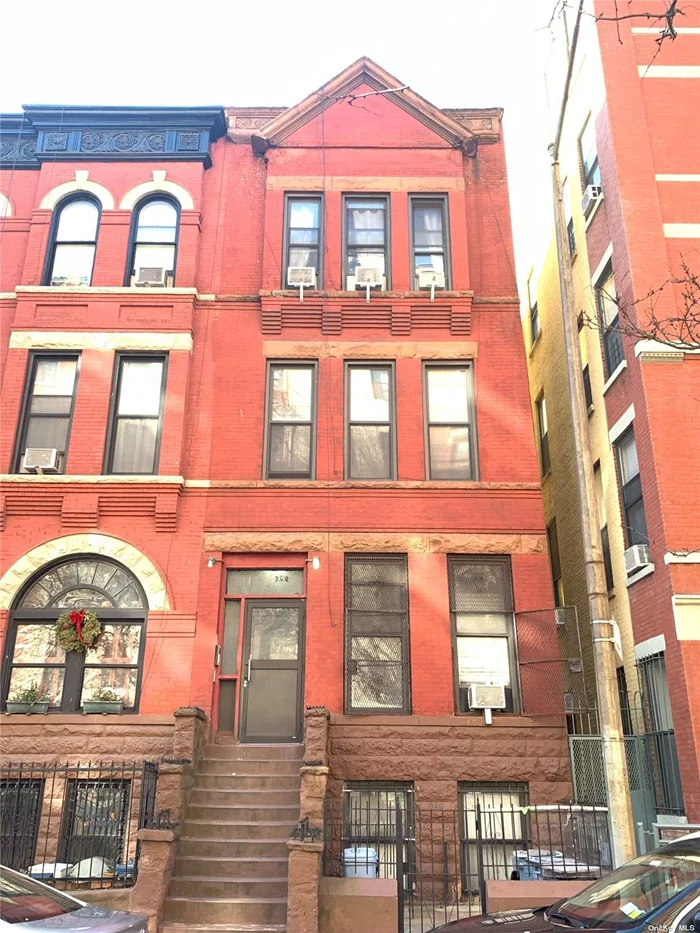 This Harlem Renaissance, Built in 1901, with an enclosed front courtyard and private backyard space, this beautiful brownstone features 8 units and 8 baths with hardwood flooring, and kitchen. This rent-stabilized 4 stories building has 3 studio apartments and 5 one bedroom apartments; they are all tenant occupied, which brings in an annual Net Income over $75, 000 per year. This quiet, brownstone-lined block is conveniently located for public transportation with the 2, 3, A, B, C, D trains within walking distance. Take advantage of your chance to see Central Park, Morningside Park from your doorstep! This is a Perfect Harlem Gem for an investor!