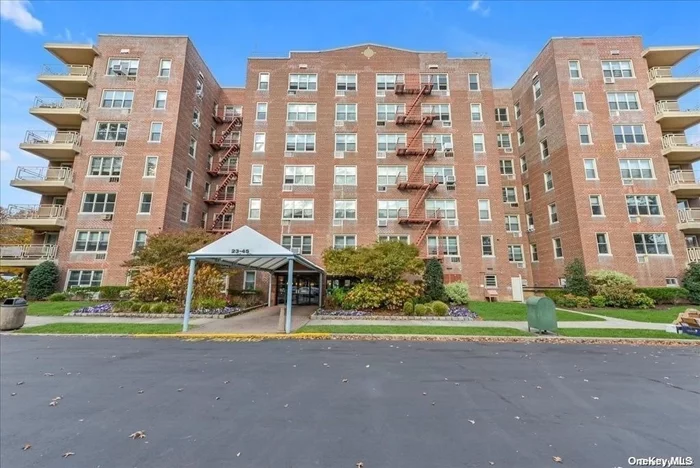 PRIME & LOVELY BAYSIDE LOCATION - LITERALLY ACROSS THE STREET FROM TONS OF SHOPPING, RESTAURANTS & MOVIES IN BAY TERRACE SHOPPING CENTER. SPACIOUS 3BR, 2 FBTH, LR - DR, SUNNY TERRACE WITH WATER VIEW, ELEVATOR, 1 PARKING SPOT INCLUDED !!, LAUNDRY ROOM, GYM, TENNIS COURTS, PLAYGROUND, NEXT TO HIGHWAYS. EXPRESS BUS & LIRR -