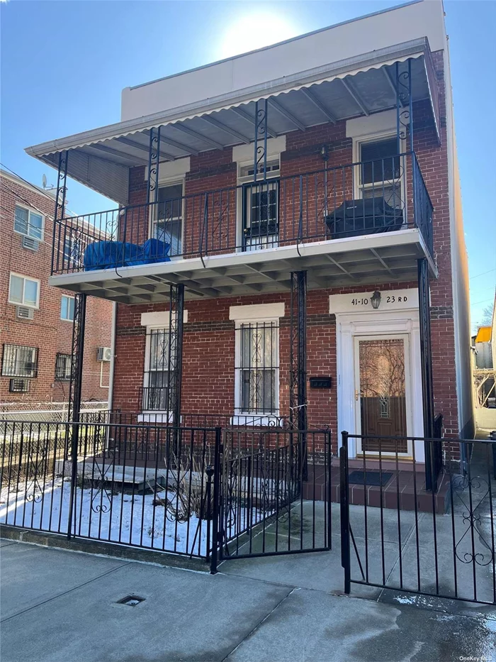 3 Family Detached Brick, 2 families on the front of the lot, with a one bedroom separate dwelling in the back of the lot, legal 3 family dwelling. Great location and investment opportunity.