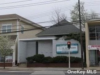 Located in the Heart of Smithtown. Highly visible office for medical or professional practice (Attorney, Financial Advisor, Chiropractor, Accountant, etc.). Large shared waiting room, Reception Area, Private bath, 2/3 Rooms. Plenty of parking across Main St. Great opportunity for new business. Front of Building to being Renovated. Utilities split 50/50.