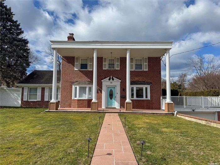 Beautifully renovated 3-bedroom brick Colonial on large property with in-ground pool (ask about use), with fireplace, den with vaulted ceiling, finished basement, 2-car garage, CAC, natural gas heat, convenient to all. Can come furnished. Tenant pays Brokers&rsquo; fee (10% of annual rent).