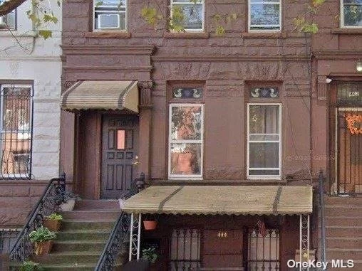 This 1-family Brownstone which has 2 residential units with two gas and electric meters is located in the heart of Bed-Stuy on a tree-lined residential street. This is a great investment property for anyone who can envision the possibilities with some work and TLC. The house has 3 levels that are all above ground, as well as a cellar. The house has 4-5 bedrooms, but the rooms and house have enough interior space that it boasts possibilities. The backyard is just waiting for the next barbecue or outdoor party! It&rsquo;s located near public transportation, eateries, parks and schools. The Barclay Center and the Downtown shopping area is within 2.5 miles, and Lower Manhattan is approximately a 20-minute commute. This is residential living while being close to and enjoying all the city has to offer.