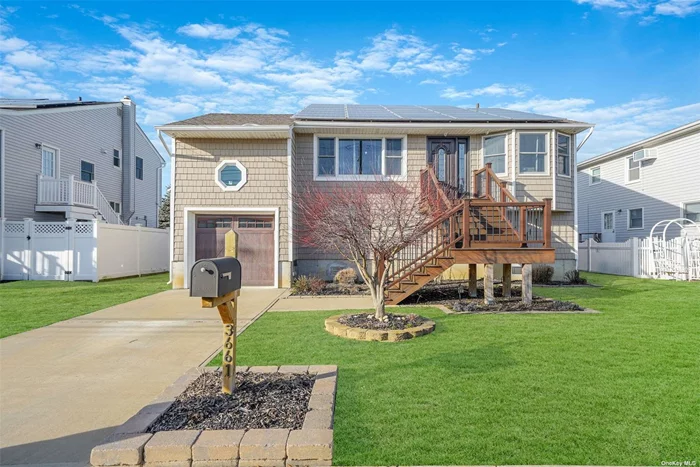 Three Bed One Bath Split level home with Radiant heating system spanning the lower level, as well as a water filtration system throughout. This home is just minutes from Jones Beach, Wantagh Park, and Seamensneck Park. Property Sold As Is.