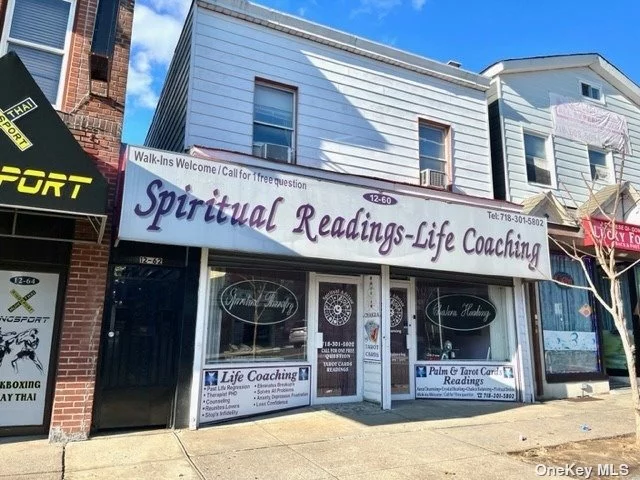Mixed-use building located on 150th street in the center of vibrant Whitestone Village. Excellent investment and value-add potential. 2 free-market apartments and a retail storefront on a 25x100 lot. All leases month-to-month. Min 24-48 hr notice to show.