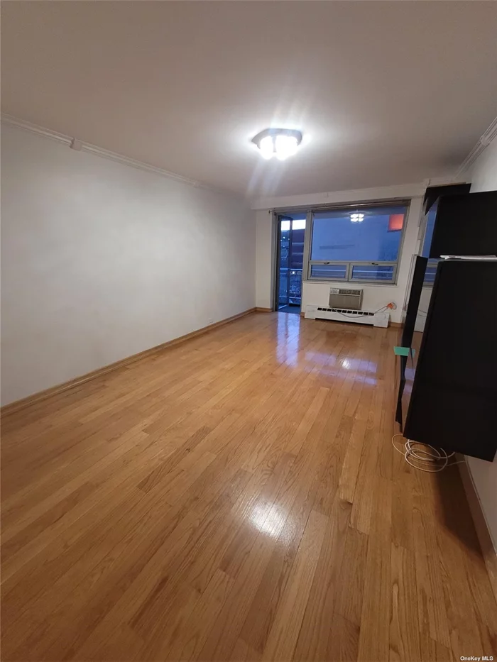 This is a great opportunity to make it your own with this Charming, one of kind spacious Apt. Located In The Heart Of Rego Park, it is perfect for entertaining, and has lots of sunlight throughout! Low maintenance fee $548/month inclusding, Heat and water. This beauty offers, A spacious Studio, Open layout, Hardwood flooring, Plenty of Closet storage. with a Balcony can enjoy 4 different season of the city view all the time, 24h doorman, 2 blocks away to M / R Train that 15 Mins To Manhattan. Nearby Q88/ Q72 buses. Close to Stores, Shops, Supermarket, bank, Restaurant, Coffer Shop, Park... Come to make it your own.