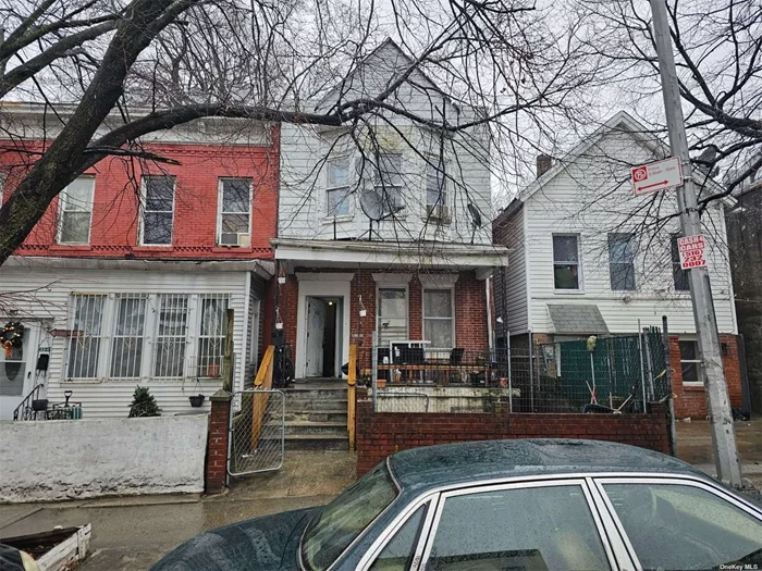 New to the market! 2-Story house Nestled in the charming neighborhood of East Elmhurst! Offering, 4 bedrooms, 2 baths. Sold AS IS