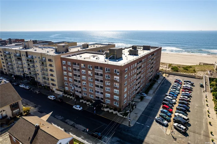 Welcome to 600 Shore Road, the perfect Junior-4 with a balcony, View and Garage Parking! Start and end your day with a view of the ocean, and enjoy the convenient location right where the boardwalk begins. This nicely sized Junior-4 boasts plenty of closets, a distinct dining area, a well appointed kitchen, and a western facing balcony. Ease your way in and out with a covered, GARAGE PARKING SPOT! The building conveniently offers an indoor, year round heated pool with oceanfront views, a library/party room, an outdoor sundeck with direct oceanfront views, a gym, and laundry on every floor. This building only requires 10% Down, and is approved for a first time homebuyer program, where buyers may qualify for a loan with a 5.875% fixed interest rate for 30 years (subject to change). A great opportunity to own your own slice of heaven at the beach!