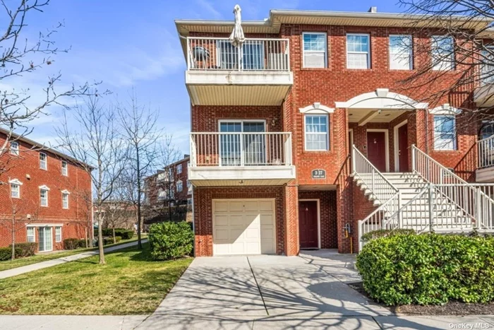 Beautiful, Spacious 3 Bedroom Condo. Brick, Top Floor. Approx. 1278 Sqft. 2 Baths & Terrace. Views of the River, Promenade, & Whitestone Bridge. Energy Star Rated. High Ceilings, Hdwd Flrs., Kit W/ Granite Counter Tops, Cac. Located on a semi-private road. Lots of closet space. Quiet Nbhd. Access To Waterfront Promenade. Pvt Setting, Landscaped Grounds & N/Hood Video Surveillance System. Close to transportation, shopping schools and parks. 421 A Tax abatement through 2025 reduces annual taxes to $1440.32.