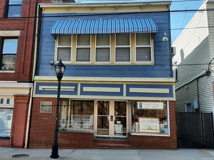 First offering - Mixed Use Building in Downtown Riverhead. 2 storefronts with apartment above. High visibility. High traffic count - 10, 000+ vehicles per day. Located on Roanoke Ave immediately north of Main Street. Close to all. Plenty of parking next door. Zoning permits retail, restaurant, cafe, bakeries with retail sales, specialty food, ice cream, personal service, residential units on upper floors. Second floor could be divided into 2 apartments. City Water. City Sewer. Storefronts - 500 sq.ft. & 400 sq.ft, Apartment - 880 sq.ft. can be divided. Low property taxes Attention - Proof of Funds Required.