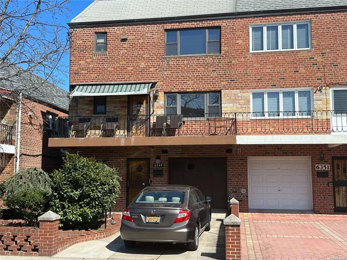 Solid Brick Semi Detached Legal 2 Family on the Best Block in Middle Village. Main Floor w/ Family Room/Office, Full Bath, Sep Entrance. Second Floor features LR, DR, EIK, 3 Bdrms, 1 Full Bath, Balcony. Third Floor features LR, DR, EIK, 3 Bdrms, 1 Full Bath. Unfinished Large Basement. Very Convenient to Beautiful Juniper Park, Transportation, and Shopping!