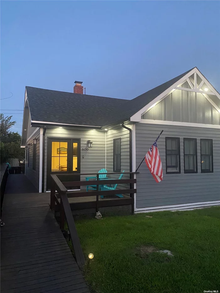 This 4-bedroom, 2-full-bath beach house, centrally situated near the beach and town, features a spacious private back deck. It is currently undergoing renovations with the kitchen in progress; work will be completed by mid-April. The entire house is brand new!