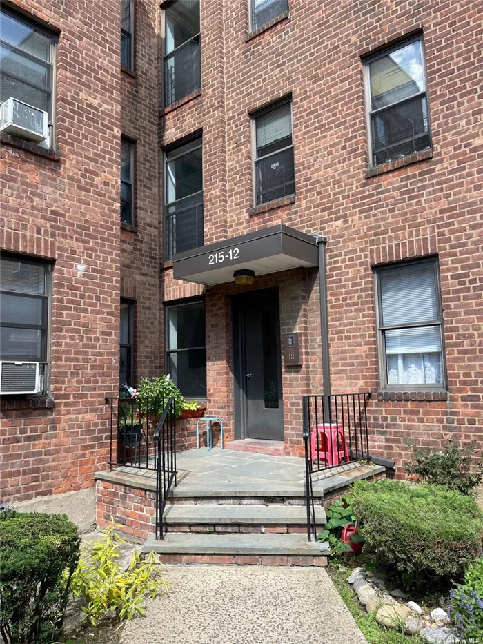 Rocky Hill Tenants Coop. Spacious 1 bedroom Coop on First Floor. Updates to Kitchen and Bath. Built-In Unit In Dining Area.  Hardwood Floors. Close to Bell Blvd, Bus, LIRR, Shops, Schools and Park.