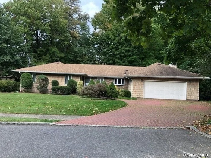 Set on parklike property on a cul-de-sac in Baker Hill, this 3 bedroom 2 bath home has an open floor plan. EIK, Living Room, Dining Room & Den. Full unfinished basement with laundry & 2 car garage. Ready to Move in!