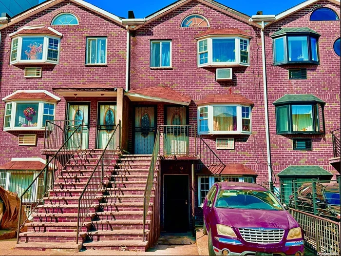 This is an elegant three-family brick-home in Bedford-Stuyvesant. Each unit has its own private entrance. The interior features 2 bedrooms and 2 full baths on each floor. They have an open style setting that connects the living room, dining area, and the kitchen. There is also a pantry that is currently being used as a small bedroom. There is a massive backyard that is accessible through the basement. This location boasts of its mere 20 minutes train ride to Barclays Center and Downtown Brooklyn. Major transits are just a half block away. This includes B65, B46, B47, and both C and A trains. To JFK, this property is less than a 30-minute drive.