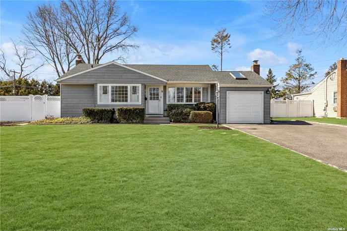 Welcome home to 9 Mayfair Terrace! This lovely expanded ranch presents an exceptional opportunity to reside in Commack. Upon entry, you&rsquo;re greeted by a spacious dining room that seamlessly transitions into the inviting sunken den, featuring a charming wood-burning fireplace and sliding glass doors leading to the backyard. The tastefully updated Eat-In-Kitchen, renovated in 2015, is meticulously maintained. The primary suite offers a serene setting with its ensuite bath, dual closets, and access to the back deck, providing views of the yard and refreshing pool. Completing the main level are two additional bedrooms and an updated hall bath, ensuring comfort and convenience for residents and guests alike. Descending to the lower level, a full basement awaits, housing the utility room with laundry facilities, oil burner, and a gas hot water heater. Outside, the expansive backyard presents an inground vinyl pool (with a liner replaced 3 years ago), fenced in for privacy and safety. Enjoy outdoor gatherings on the covered patio or wood deck, creating cherished memories with loved ones. Crown molding and hardwood floors (beneath the carpet) throughout, adding elegance and character to each space. Other notable features include central air conditioning (20 years old) and recent upgrades including the roof and front siding (2014/2015). Come See For Yourself and Fall In Love....