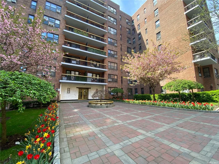Welcome to this extremely large renovated one bedroom one bathroom apartment at The Booth Plaza in Forest Hills. Enter into the spacious foyer/home office area with 2 entryway closets. The oversized living room is connected to the newly renovated kitchen by a beautiful island with quartz countertops. The kitchen itself has new white cabinets, stainless steel appliances and a large window. The bathroom also impresses with brand-new renovations.  Parquet floors throughout. This premier fireproof building with Art Deco design has a part time doorman, gym, bike room and storage, and also allows for subleasing. With an ideal floor plan, this roomy apartment offers closets galore, sunny views, outdoor space plus easy access to shopping and public transportation on Queens Boulevard and Austin Street.