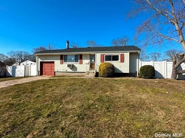 Discover a Fantastic Opportunity in Central Islip with this Charming Ranch. This Property Offers a Nice layout & open doors to get creative! Whether You&rsquo;re Looking for a Perfect Blank Slate to Customize Your Dream Home, or an Investor Looking to Add Value, This House is Brimming with Potential. Don&rsquo;t Miss out on this Chance For a Unique Opportunity in C Islip!