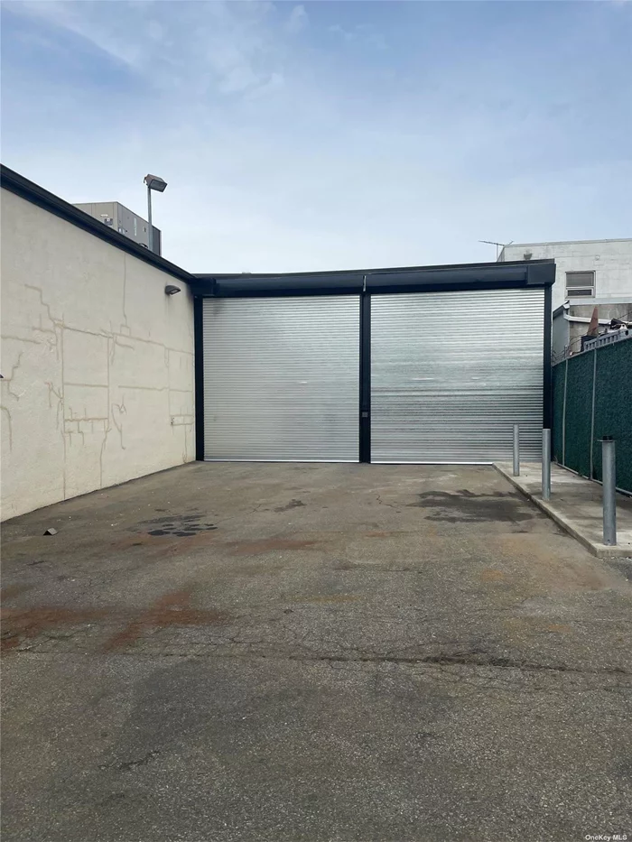 Two separate (70&rsquo;x14&rsquo;x17&rsquo;) garages-for rent, M Zone, shared driveway parking, with half bath each. In the heart of Westbury on industrial area, right of E Old Country Rd.