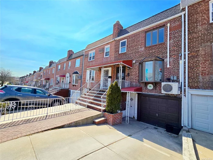 Located in the heart of Fresh Meadows, this home perfectly balances convenience and tranquility within a quiet neighborhood. Within walking distance of parks, buses, shopping, restaurants, and supermarkets, and only a short drive to the LIRR station. Zoned for highly sought-after District 26 schools. Inside, a spacious interior features 3 upstairs bedrooms, 2 full baths, a family room, dining room and kitchen. This house includes a one car driveway with an attached garage. The walk-in basement is fully finished with 8ft ceilings, offering additional space with an all season room extended at the rear. Enjoy the outdoors with a generous rear yard with concrete floors, walk-in fully shelved shed and a large enclosed deck with even more built in storage. The possibilities for outdoor entertainment and gatherings are endless!