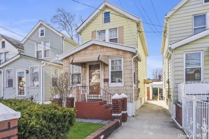 This charming and character filled house in South Ozone Park, is perfect for those looking to make their mark on an up and coming area. With a quick 20-minute commute to Manhattan, you can enjoy the best of both worlds-the excitement of the city and the tranquility of the cozy suburban home. Plus, being only 5 minutes away from JFK Airport, your travel adventures are just a stone&rsquo;s throw away! You will adore the nearby parks, and convenience of shopping options just around the corner. That&rsquo;s not all! This gem of a home features 3 bedrooms, 1 full bathroom, a full basement with an outside entrance, and a spacious 2 car garage. Don&rsquo;t miss out on this amazing opportunity to create your dream home in a prime location! The potential is truly limitless.