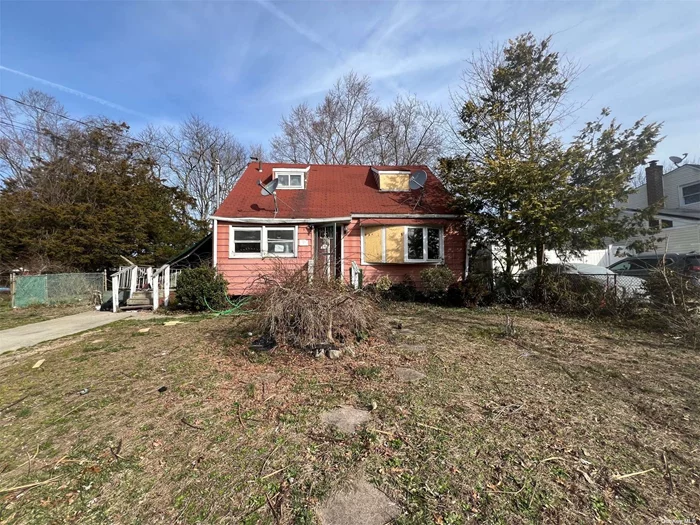 Great opportunity awaits with this Cape style home situated on a 75x100 lot featuring 4 bedrooms, 1 full bath, eat in kitchen and full, partially finished basement. Exterior features includes private driveway and privately fenced yard with porch.