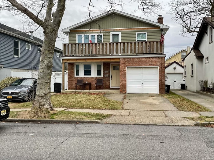Bright and airy 2n floor apartment. LR, FDR, EIK, Primary Suite with Full Bath, 2 Bdrms, Full Bath. Deck off the living room. Shared use of washer/dryer and garage for storage. Use of driveway in front of the garage. No use of the backyard.
