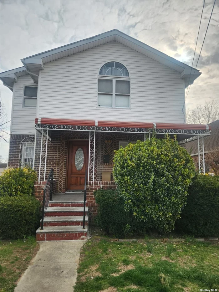 Very Large 2 story single Family Home; 2070 square feet of living space currently being used as a Mother Daughter . Location: Prime location in Cambria Heights, 10 minutes away from JFK, near Public School 176, public transportation, shopping, houses of worship, parks and highways. Basement: Full finished, separate entrance,  bedroom and bathroom. 1st floor: 3 bedrooms , LR, DR, Full Kitchen, Full Bath 2nd floor: 3 bedrooms , LR, DR, Full Kitchen, Full Bath Additionally,  Fully Finished Basement,  Walk Out basement. NEEDS TLC sold AS IS