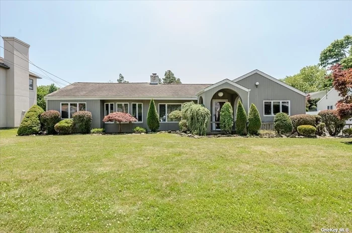 Desirable Biltmore Shores! Spacious 2, 216 interior sq ft Expanded one-level Ranch offers 9 Rooms 10 Finished Rooms 4 BR...all generous size, 2 Full Baths, (including MBR w/En-suite), built 1950, and renovated 2012. 104X100 lot .2388 acre /10, 400 sq ft. Plus 589 sq ft detached 2 car garage with attached Shed and an additional Shed. Double-wide and deep private driveway. Additional Atrium Space For Your Year-Round Usage Opens to Large Decks in Fenced Backyard. Exclusive Biltmore Beach Club and Marina Membership is Available to Homeowners Living Within The Club Boundaries. Flood Insurance is Not Required but is recommended for an estimated $650 annually.