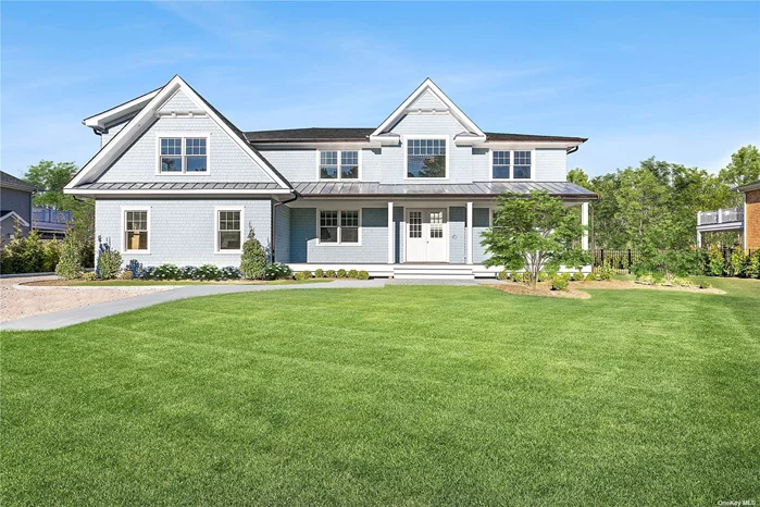 Stunning, newly constructed, luxury seasonal rental property is conveniently located between Westhampton Beach Village and the historic Quogue Village. In true Hamptons style, this home gracefully blends superior comfort with a sense of elevated design. Light fills the spacious living environment with its oversized windows and the great room&rsquo;s 20&rsquo; ceilings. High-end finishes adorn the 7-bedroom, 8.5 bath dwelling to create an ambience of relaxation and retreat. Built for entertaining, the chef&rsquo;s kitchen with TV and oversized island, a large dining table and walk-in pantry can comfortably accommodate a large gathering of friends and family. Relax and unwind in the main floor&rsquo;s master bedroom with ensuite. There is also a grand office, laundry and cabana bath. The 2nd floor contains five bedrooms and ensuite baths, with a walk-out terrace from the junior suite, as well as a sofa, 75 TV, space for gaming, and an additional laundry for convenience. Invite guests to an expansive basement comprising an entertainment area with a 75 TV, fully-equipped wet bar, state-of-the-art theater that seats 14, gym and bedroom with ensuite bath. Enjoy access from the basement or main floor to an exterior playground with an oversized deck for dining, an outdoor kitchen with Pergola, sink, burner, grill and bar. The covered patio with fire pit, sofa, outdoor TV, infra-red heaters, pool with hot tub, fridge and service station round out the perfect environment to enjoy, celebrate life and friends and create lasting memories. The oversized garage with rapid chargers for electric vehicles and the 100% green renewable geothermal heating and cooling systems contribute to a stress-free, relaxed vacation getaway experience.