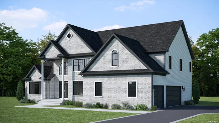 THE CONCORD (3, 700 SF): 5bdrm-3.5ba Classic Center Hall Colonial. Features include spanning Master Suite, 2-story foyer and great rooms, office/guest quarters/en suite on the 1st floor, front or side entry 2-car garages. The full basement with outside entrance offers an addt&rsquo;l -1, 900 SF of space. Sycamore Estates is an 18-home new development consisting of 3 privately sidewalked cul-de-sacs conveniently located 5 minutes to the LIE and 9 minutes to the LIRR. Move walls, raise ceilings, design bathrooms, add extensions to your heart&rsquo;s content, fully customizable. We will consult you through the design process in order to build your dream home up to -6, 000 SF on lots up to half acre+. Pre-designed models are all available, versatile and easily modifiable to serve your needs and lifestyle. Following steps include a buyer consultation to design your dream home. Construction fees subject to change: Water Tap($4, 100), Utilities($1, 100), Gas(free, where applicable), Survey($1, 800), Transfer Tax (standard). Pricing assumes construction financing. Pricing, tax estimates and plans are subject to change and market conditions. Utilities will be subject to site selection. See attachments for specs. Taxes are estimated by Smithtown Assessor.