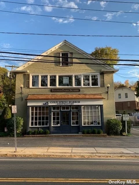 *PRIME LOCATION* Private Office Building across from Harbor in Cold Spring Harbor. - Spacious Office with window. Main Level. Utilities Included