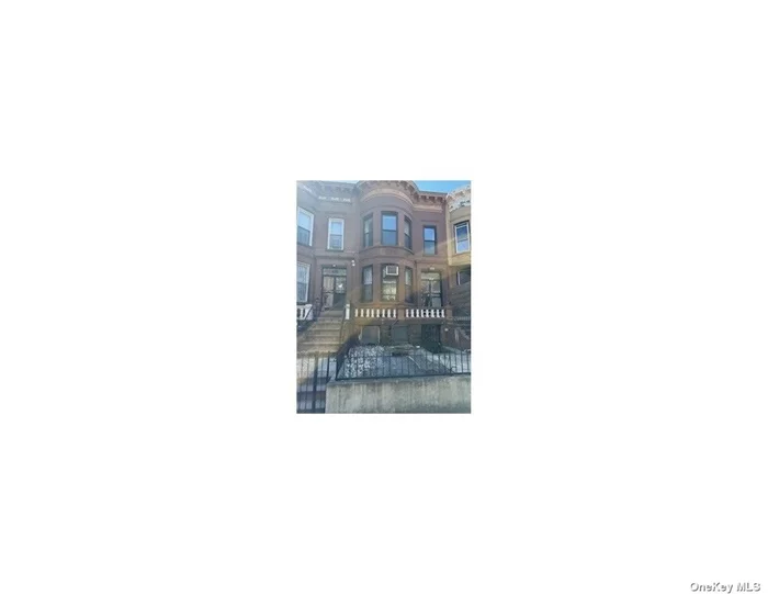Welcome home to the hearth of Brooklyn, this stunning 2 unit Brownstone, boasting 4 bedrooms with soaring high ceilings with 2 bathrooms and a full finish basement. This home awaits your charm to enhance its funstionality. Close to public transportation, restaurant and Grocery stores making your every day challenges a dream..