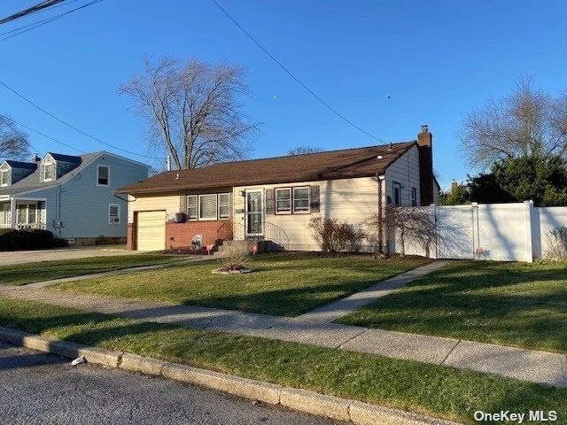 A well maintained 4 bedroom, 2 bath ranch. wood floors, 5 year old gas heating system, new cement patio. Newer roof. 4th bedroom could be a dining room. Full basement with outside entrance.