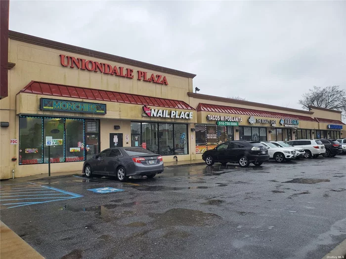 Welcome to Uniondale Plaza, Superb opportunity to purchase a well established deli/food services business, turn-key/fully equipped, well-maintained, located on a main road with tons of traffic, on-site parking. Asking $115, 000 key money.