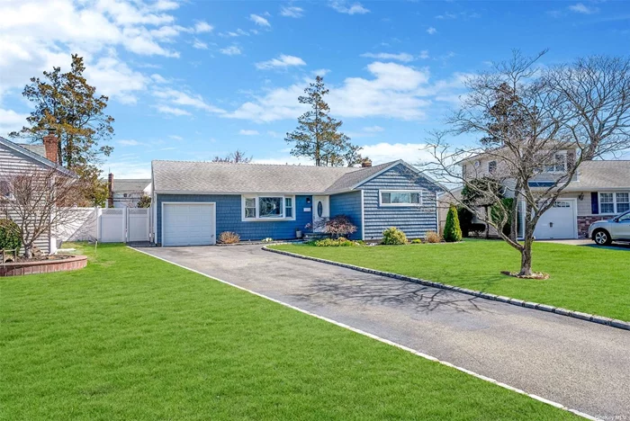Welcome Home! Fully Renovated in 2019, This 3BR, 1.5 BA Ranch Boasts an Updated Kitchen w Granite Counters, Split Units (2023), Windows/Siding (2021), Custom Closets/Island, Fully Renovated Finished Basement (2023), Updated Appliances and Much More! Relax in a Fully Re-Done Backyard w Beautiful Paver Patio, Fire Pit, BBQ area (2022). Located in Highly Desirable Bethpage School District, This Move In Ready Home is Priced to Sell! Do Not Miss This Opportunity!