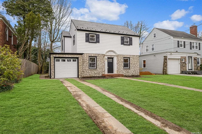 Renovated colonial home features three spacious bedrooms and one and a half bathrooms, making it ideal for families or individuals seeking comfort and functionality. The colonial architectural style brings a timeless charm to the property.