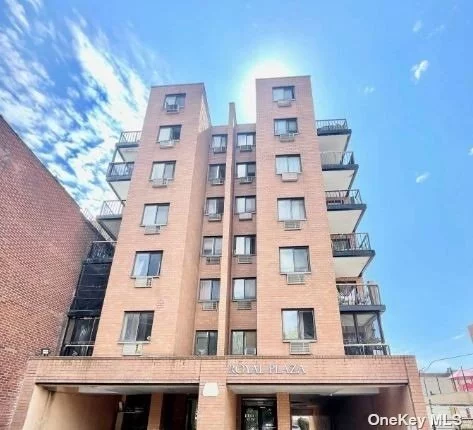 This well-appointed residence boasts 2 bedrooms and 1 bathroom within its 750 square feet of comfortable living space, spacious living room, a modern dining kitchen, the condo features a private balcony, ONE PARKING IS INCLUDED! Additionally, residents can benefit from the convenience of an elevator, ensuring easy access to different levels of the building. Located in Flushing, walking distance to nearby shopping destinations, restaurants, and other conveniences like public transportation, 7 train and many bus routes, close to Main street , Bus stops for Q15, Q13, Q28, A very convenient Location. A Must See!