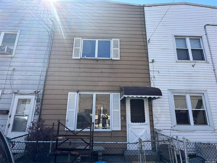 Whole house for rent on an industrial street in Maspeth. No utilities included.